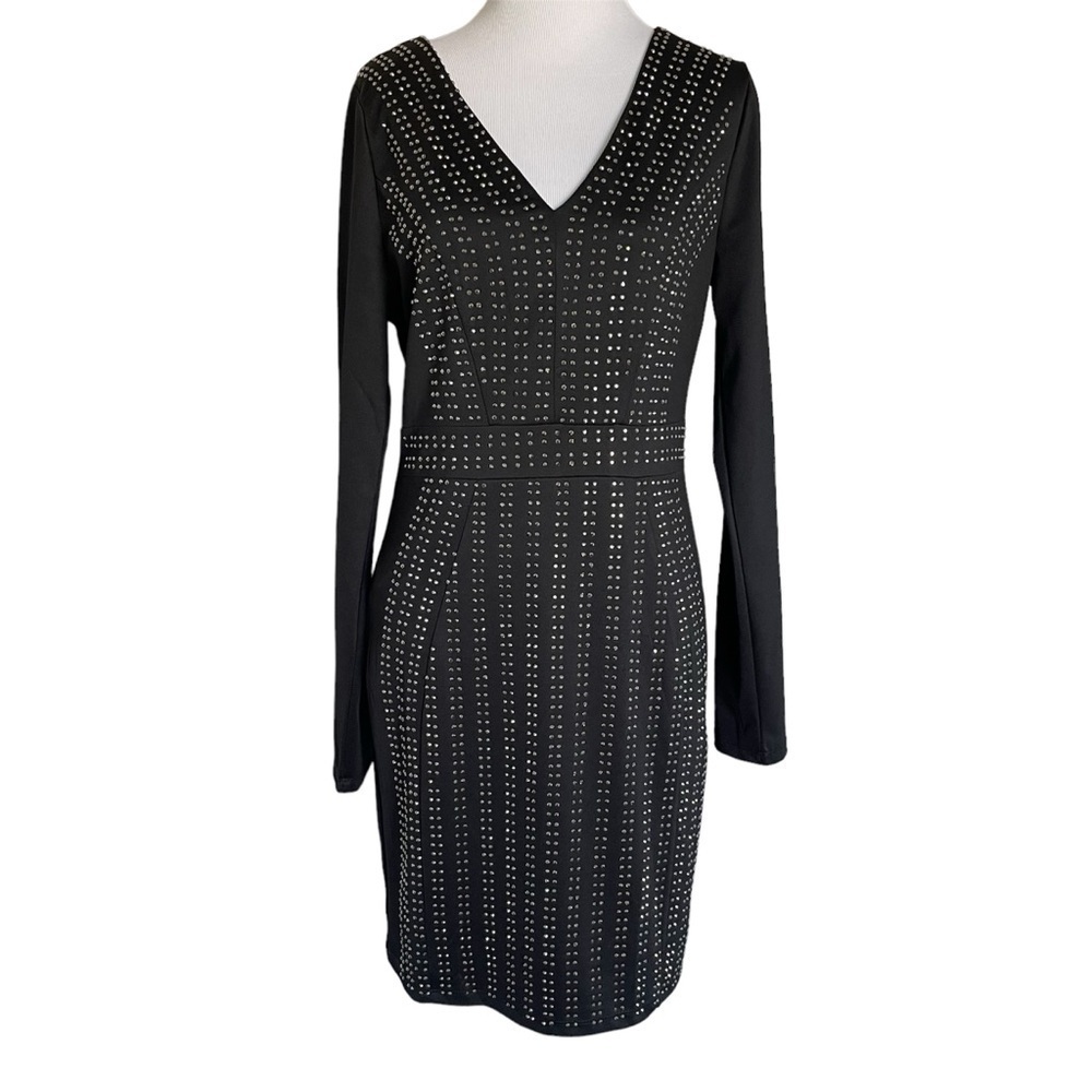 Nikibiki Formal Black Rhinestone Detail Dress